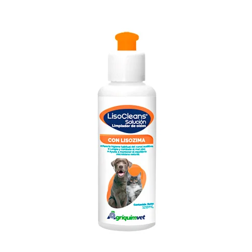 [90801] Agriquimvet Lisocleans Limpiador De Oidos 120ml