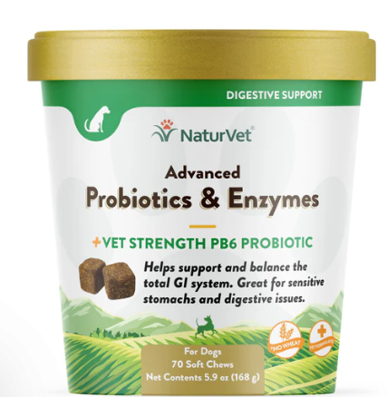 [1253] Naturvet Advanced Probiotics Y Enzymes 168 Gr