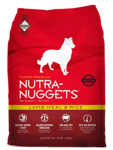 [23882] Nutra Nuggets Alimento Para Perros Adultos Sabor A Cordero Y Arroz De 1kg