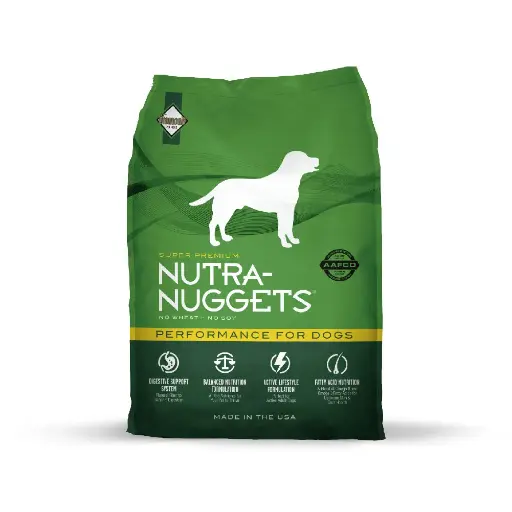 [23886] Nutra Nuggets Alimento Para Perros Activos Performance Adultos Sabor A Pollo De 1kg