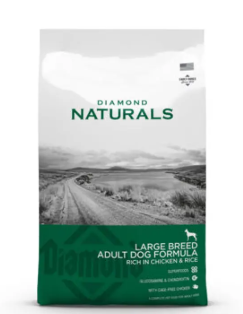 [23907] Diamond Natural Formula De Pollo Y Arroz Para Perros Adultos De Raza Grande 15 Kg