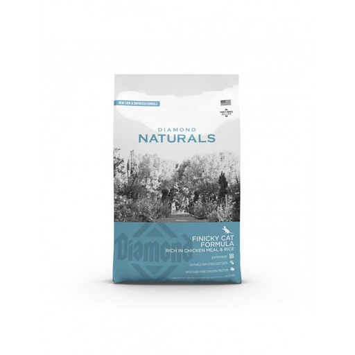 [23921] Diamond Natural Formula Finicky De Pollo Y Arroz Para Gatos Activos 3 Kg