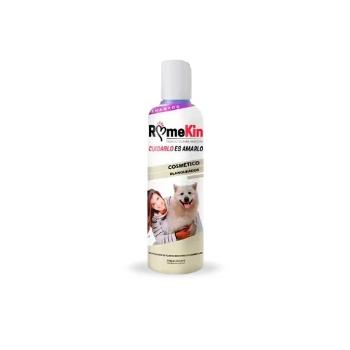 [90718] Shampoo Para Perros Antiparasitario Blanqueador 250ml Romekin