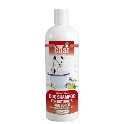 [90747] Green Coat Shampoo Para Perros Contra Dermatitis 473ml