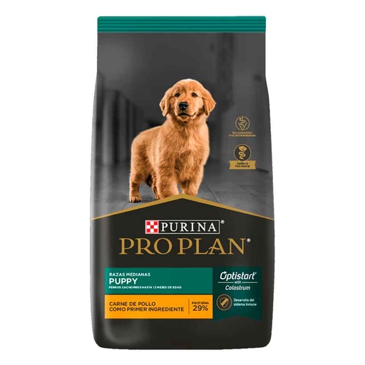 [24017] Perrarina Pro Plan Para Perros Cachorros Razas Medianas Sabor A Pollo 3kg