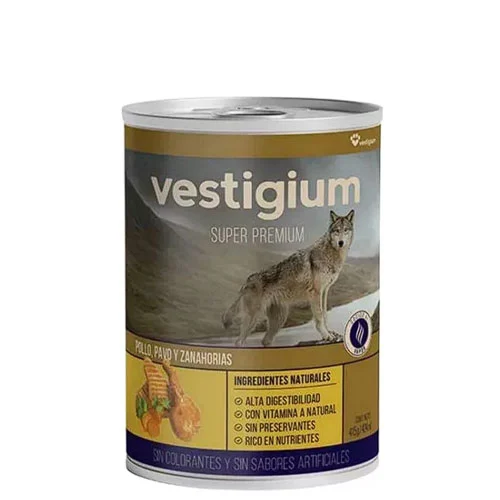 [90685] Vestigium Super Premium Pollo Pavo Y Zanahoria 415g