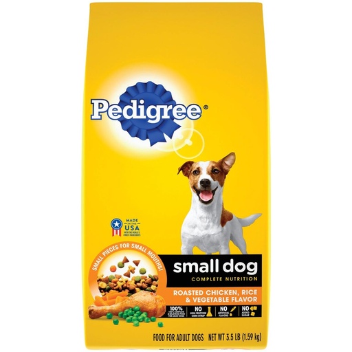 [23410] Perrarina Pedigree  Para Razas Pequenas Sabor A Pollo Arroz Y Vegetales 1.59kg - 56 Oz - 3.5 Lbs