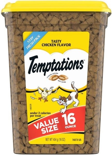 [23521] Temptations Tasty Chicken Flavor 454g - 16 Oz