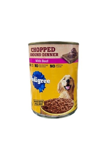 [1269] Pedigree Chopped Ground Dinner Beef 375g -13.2 Oz