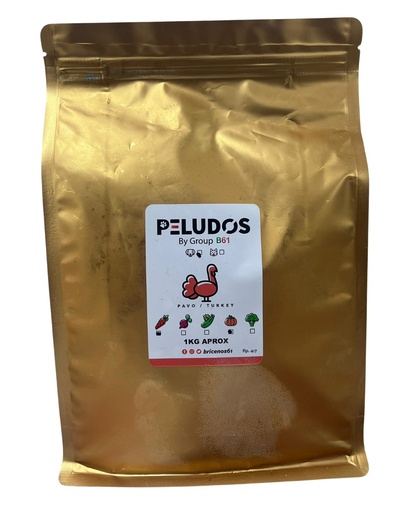 [1566] Alimento Barf De Pavo Gato 1kg