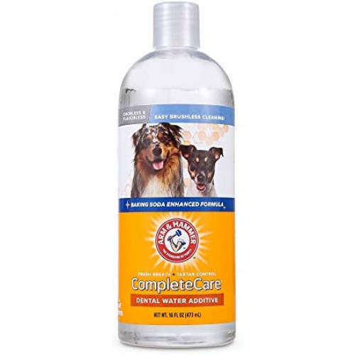 [1322] Arm and Hammer Complete Care Dog Dental Rinse Cleaning, Odorless 16 Oz