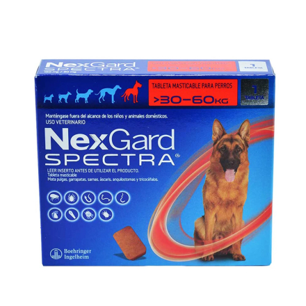 [1357] Nexgard Spectra Antipulgas Para Perros De 30,1 A 60 Kg