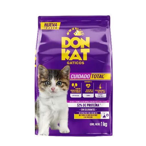 [1601] ALIMENTO PARA GATOS DONKAT GATICOS X 1KG   