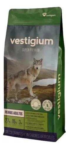 [1611] ALIMENTO SUPER PREMIUM PARA PERROS ADULTOS VESTIGIUM 8 KG