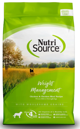 [1653] NUTRISOURCE WEIGHT MANAGEMENT, CHICKEN AND CHICKEN MEAL 4LB  