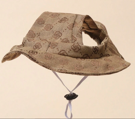 [1693] SOMBRERO DE SOL PARA PERRO DE POLIESTER DOBLE CAPA RAZAS PEQUEÑAS TALLAS VARIAS