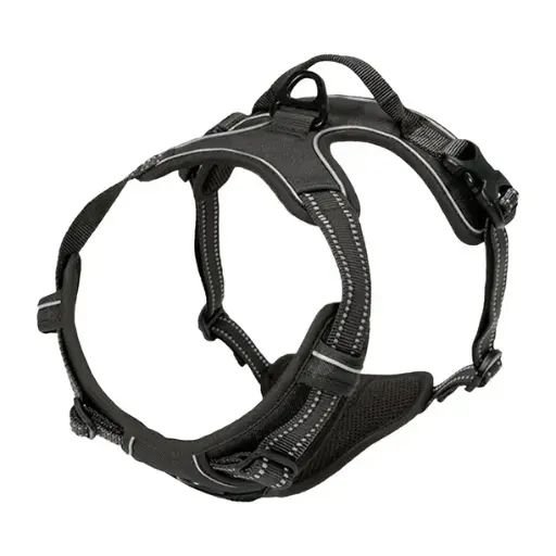 [1690] ARNES REFLECTANTE PARA PERROS MULTIPLES TAMAÑOS COLOR NEGRO                                                             