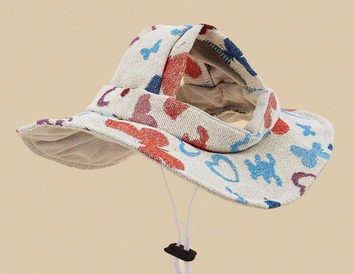 [1696] SOMBRERO DE SOL PARA PERRO ESTILO HAWAIANO RAZAS PEQUEÑAS TALLAS VARIAS