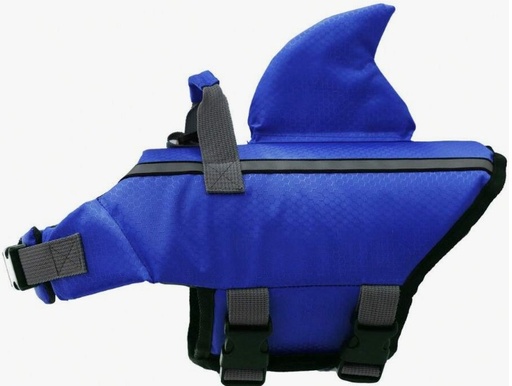 [1711] CHALECO SALVAVIDAS PARA PERROS COLOR AZUL TALLAS VARIAS