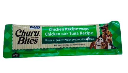 [1874]  Churu Bites Para Perros Chicken Recipe Wraps Chicken With Tuna Recipe 12gr