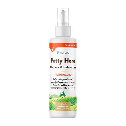 [1968] NATURVET POTTY HERE AYUDA DE ENTRENAMIENTO PARA CACHORROS 8 FL OZ / 236 ML