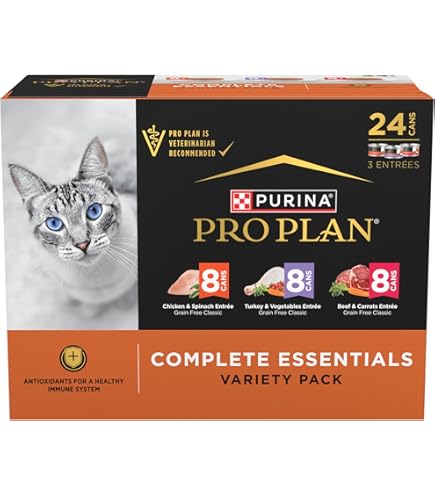 [1773] PURINA PRO PLAN SEAFOOD VARIETY 12 PACK 3 OZ CAN CAT FOOD
