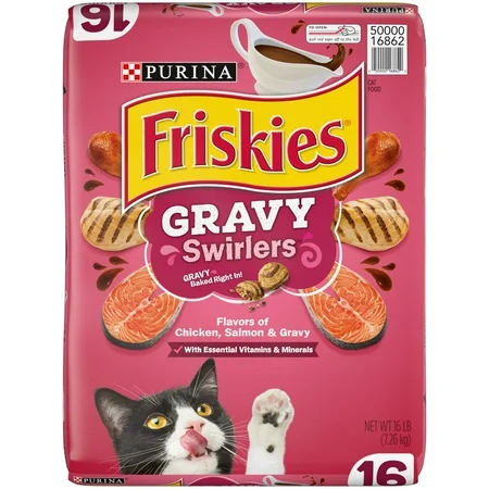 [1788] PURINA FRISKIES GRAVY SWIRLERS SABOR CHICKEN,SALMON & GRAVY 16LBS-7,26KG