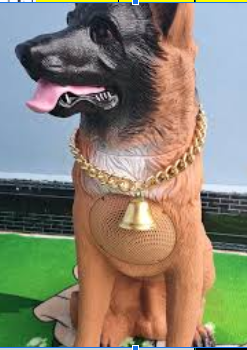 [1972] ALTAVOZ BLUETOOTH EN FORMA DE PASTOR ALEMAN CH-M233