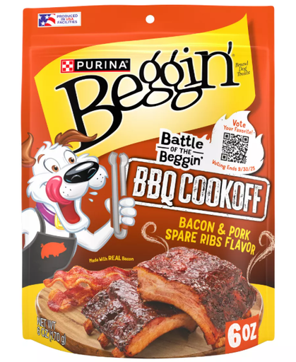 [1979] PURINA BEGGIN BBQ COOKOFF BACON & PORK FLAVOR 6 OZ