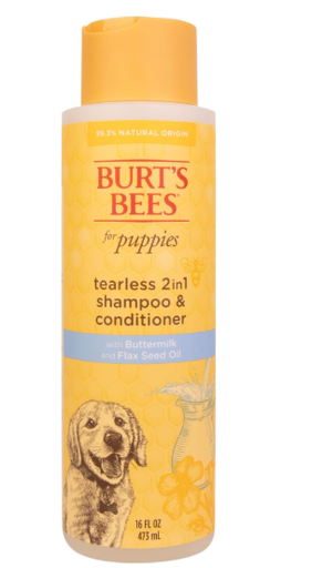 [1984] Burts Bees For Puppies Shampoo Y Acondicionador 2 En 1 With Buttermilk 16 Oz-473ml