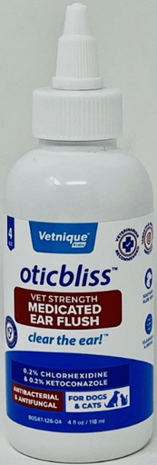 [1987] VETNIQUE LABS OTICBLIS MEDICAMENTO VETERINARIO CON 1% DE KETOCONAZOL 2% CLORHEXIDINA 118ML